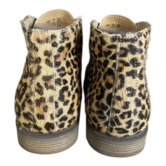 Hush Puppies Women’s Bailey Chukka Animal Print Calf Hair Boots Size-9 - Picture 5 of 9